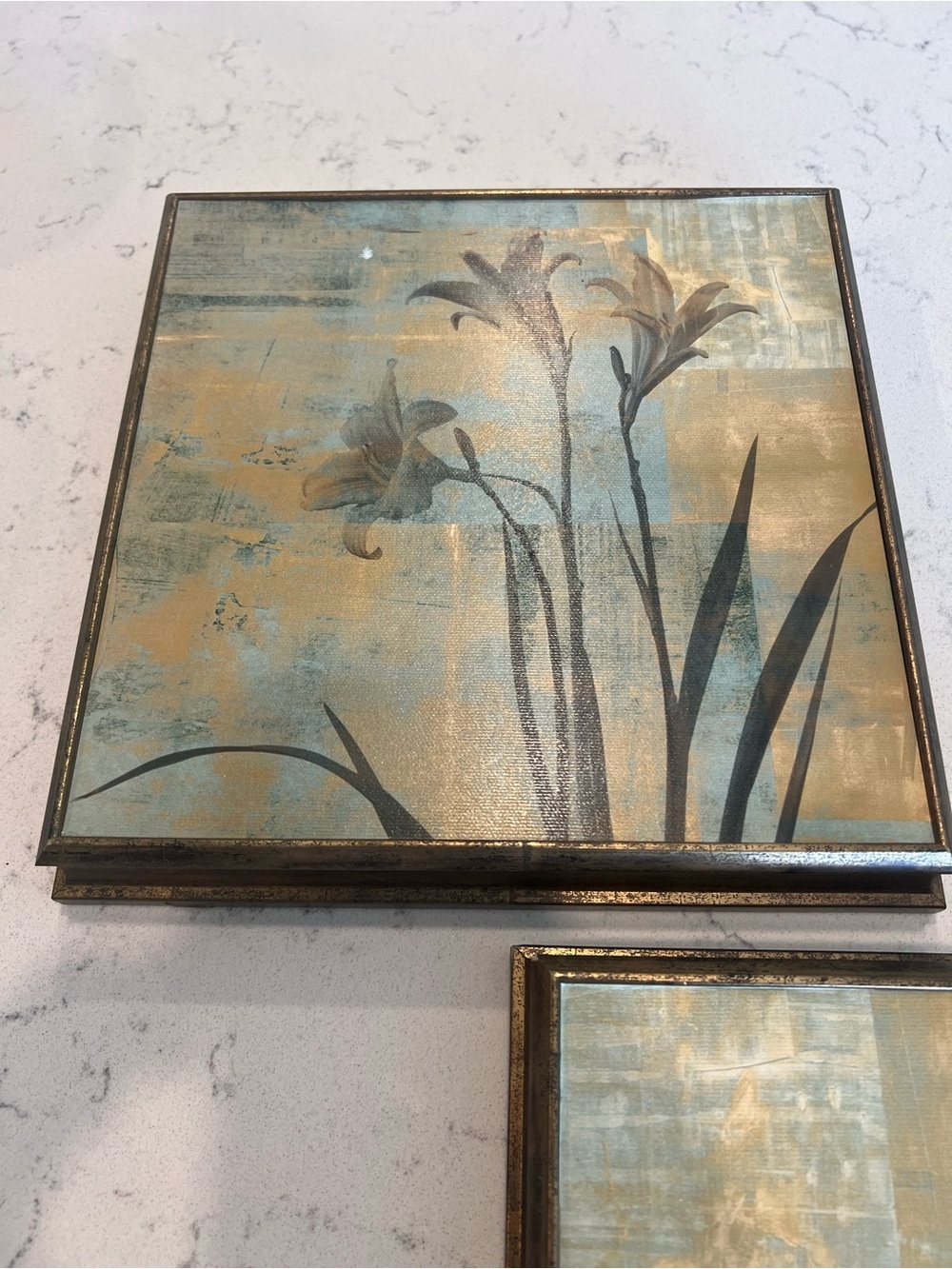 Set of 2 Botanical Design Prints with frames - Picture 4 of 9